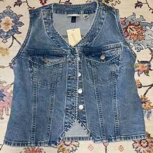 Universal Thread Blue Denim Vest